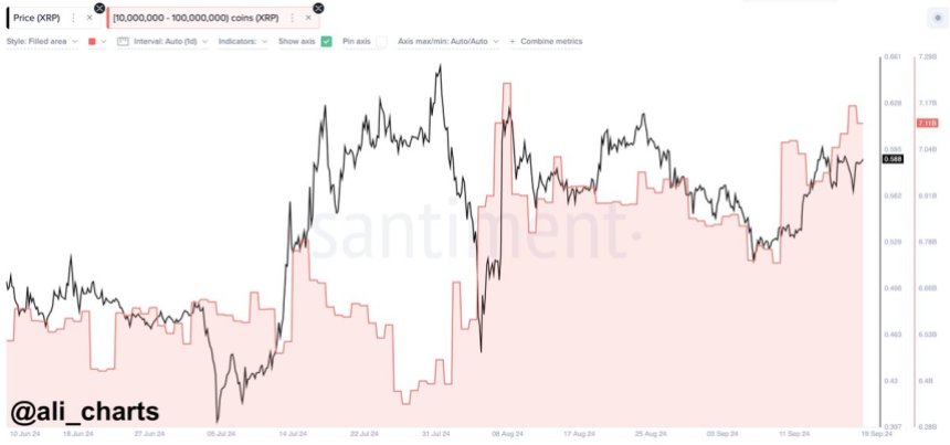 За последние 10 дней киты Ripple купили более 380 миллионов XRP.