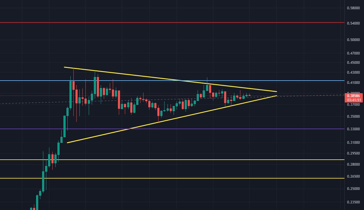 Бичачий вимпел Dogecoin