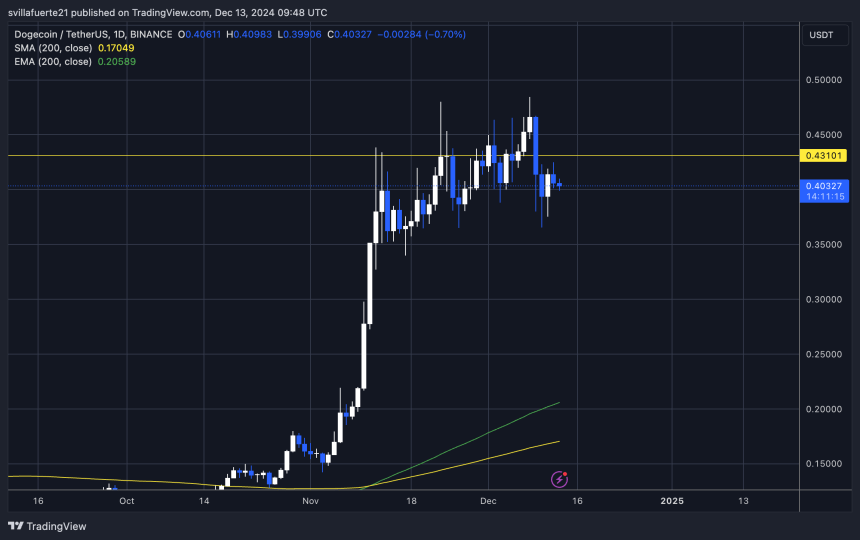 Попит на тестування DOGE становить 0,40 дол