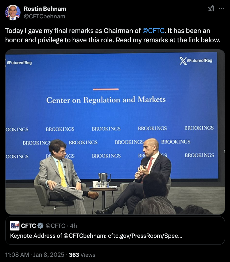 Криптовалюты, Правительство, CFTC, США