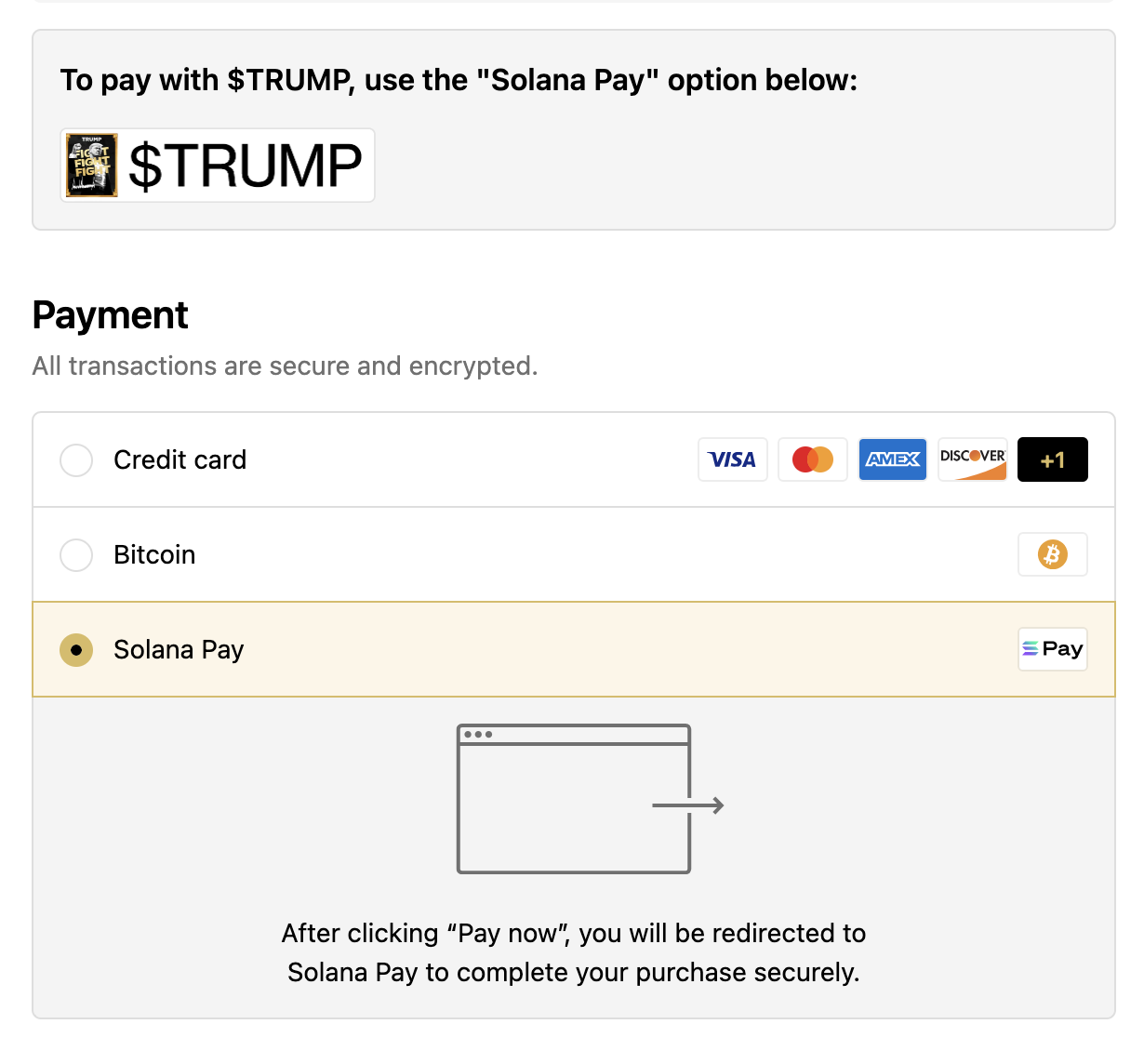 США, Дональд Трамп, Трампкойн