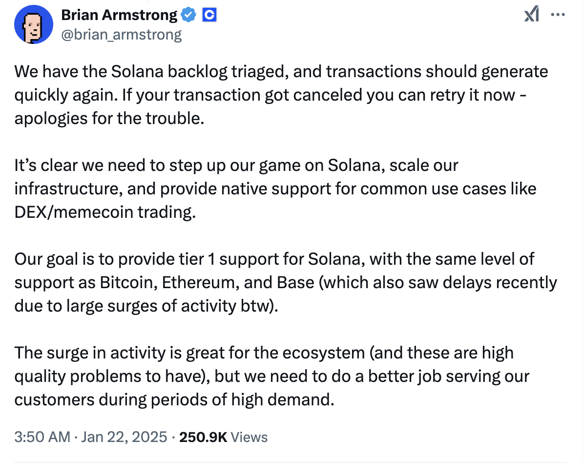 Coinbase, Solana, Memecoin