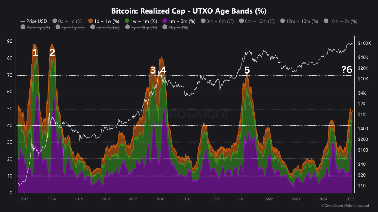 Bitcoin UTXO Age Band.