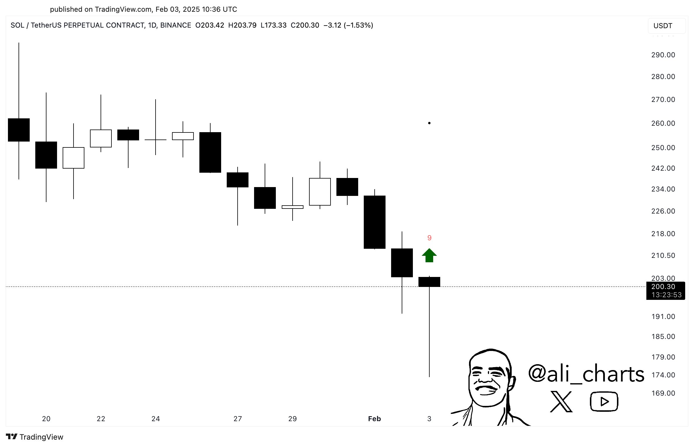 Solana Price Chart