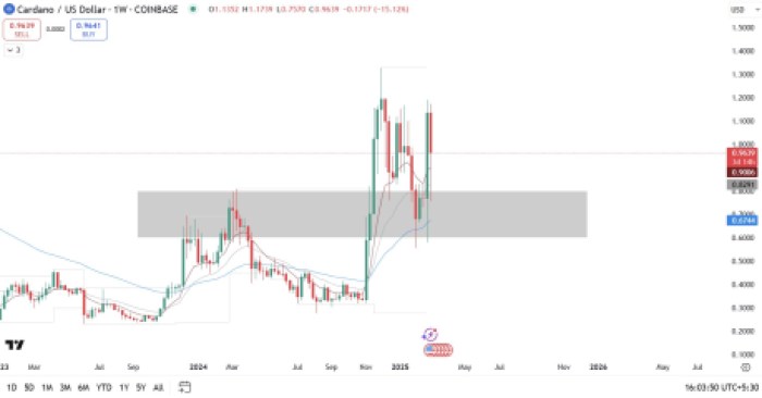 Cardano Weekly Chart TradingView