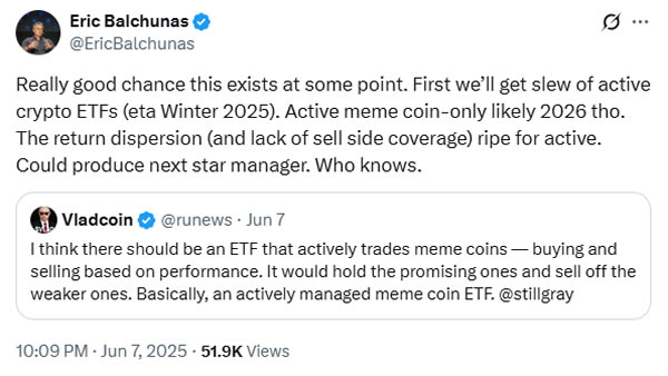 Memecoin, ETF
