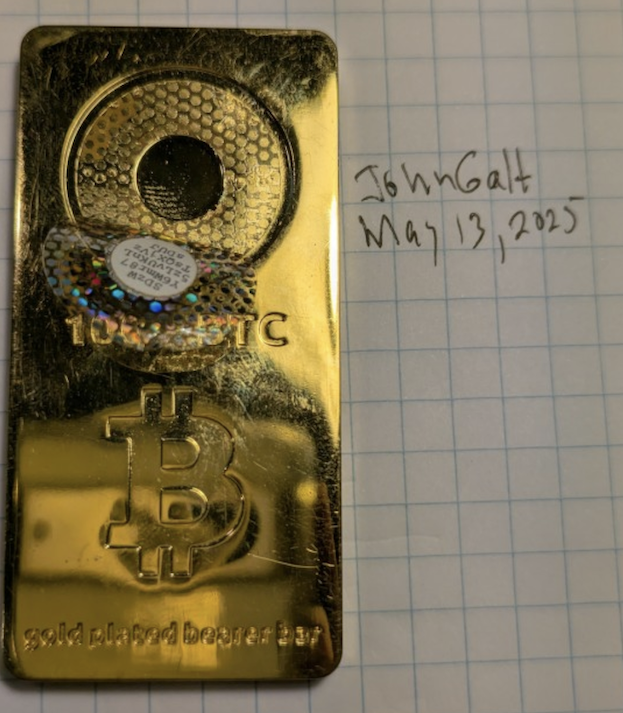 Фізичний біткойн, ходл, торгівля