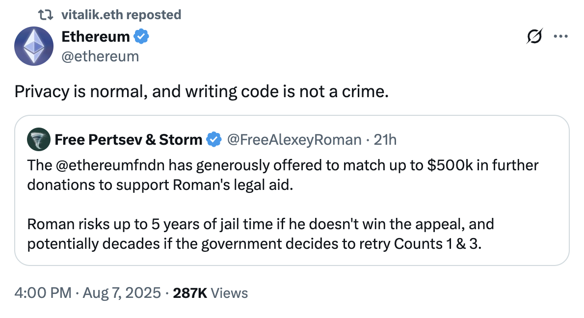 Конфіденційність, торнадо готівка