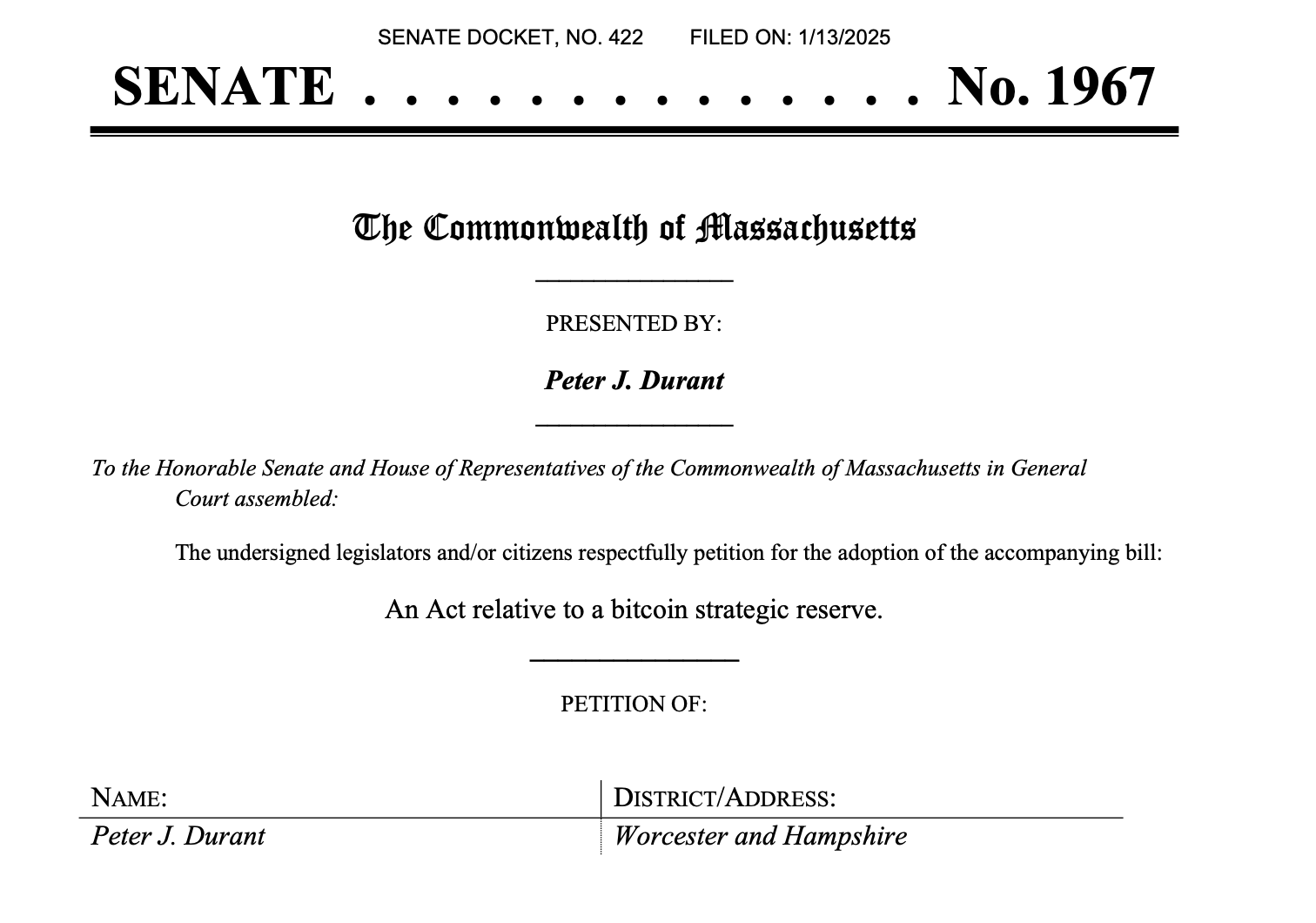 Закон, уряд, США, біткойн -резерв