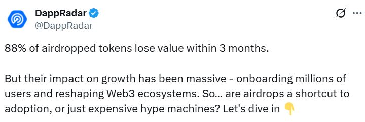 Токены, Airdrop, Токеномика