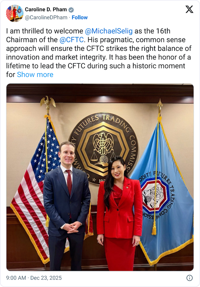 SEC, CFTC, уряд США, Дональд Трамп