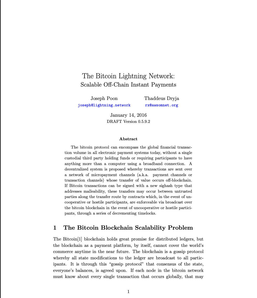 Ціна біткойна, платежі біткойном