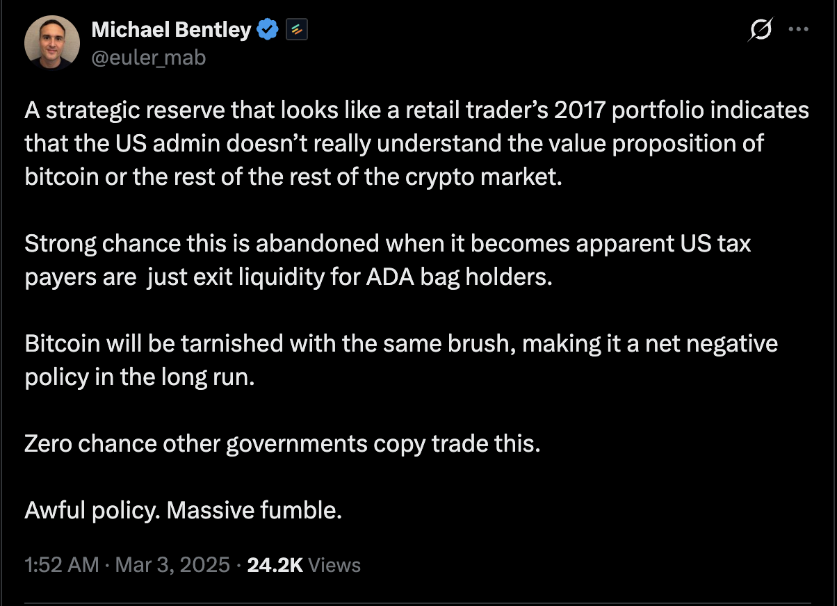 США, Белый дом, Дональд Трамп, Биткоин-резерв