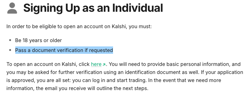 Уряд, KYC, Trading, Polymarket, Kalshi, Prediction Markets