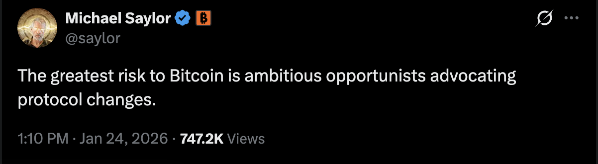 Децентрализация, спам, квантовые вычисления, принятие Биткоин, Майкл Сэйлор