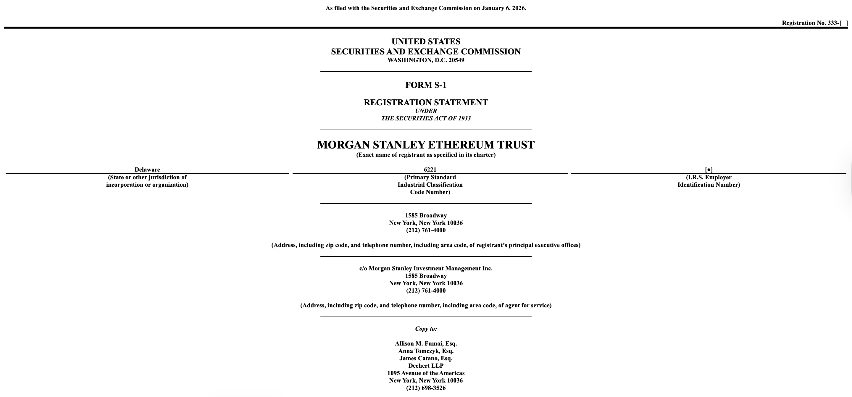 Фінанси, Morgan Stanley