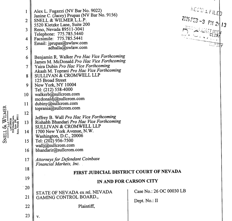 Coinbase, CFTC, США, Невада, ринки прогнозів