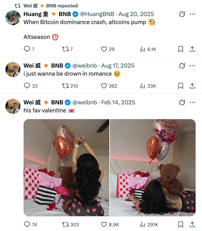 Twitter, Бизнес, Личность, Сообщество, Чанпэн Чжао, Binance, FUD, FTX