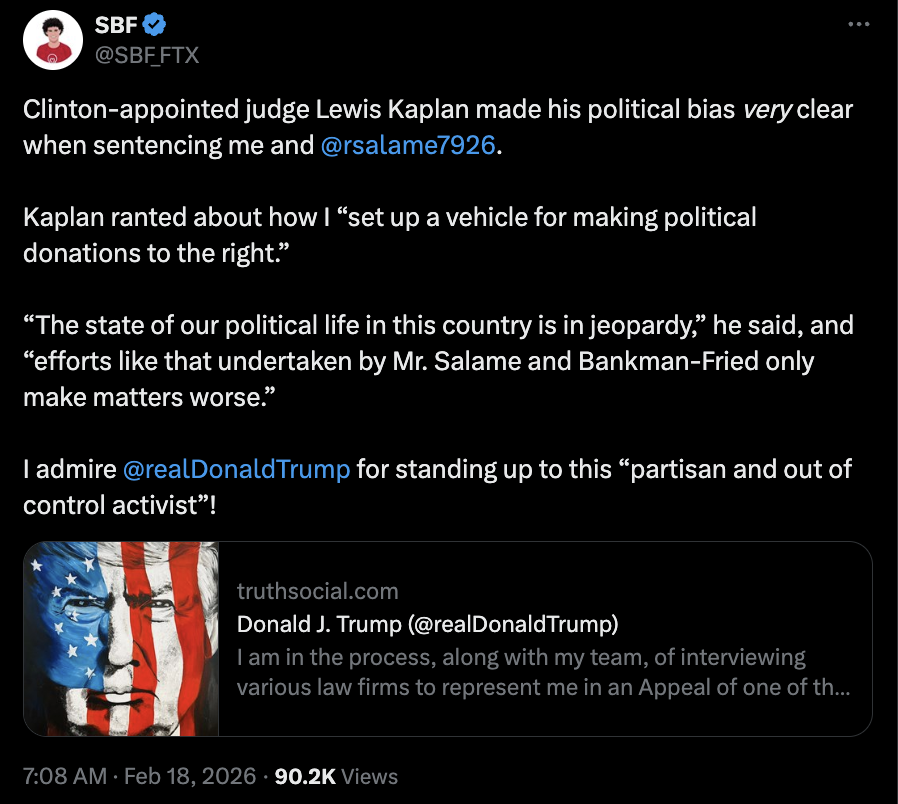 Право, судовий розгляд, суд, злочини, Дональд Трамп, Сем Бенкман-Фрід, FTX