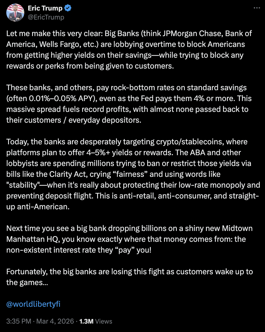 Банки, Дональд Трамп, Стейблкоин, Компании