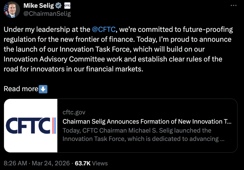 Криптовалюти, CFTC, Сполучені Штати, Інвестиції в сировину