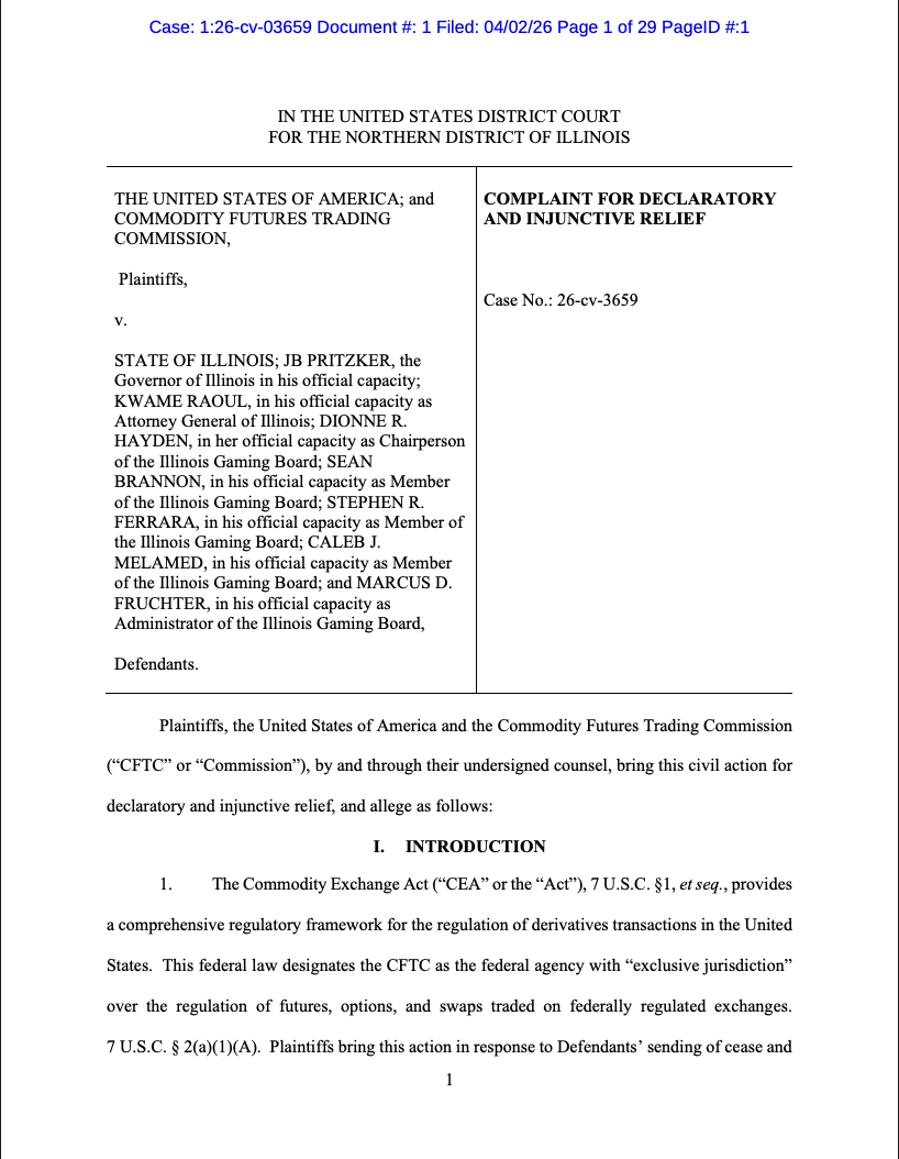 CFTC, Аризона, Правительство США, США, Рынки прогнозов